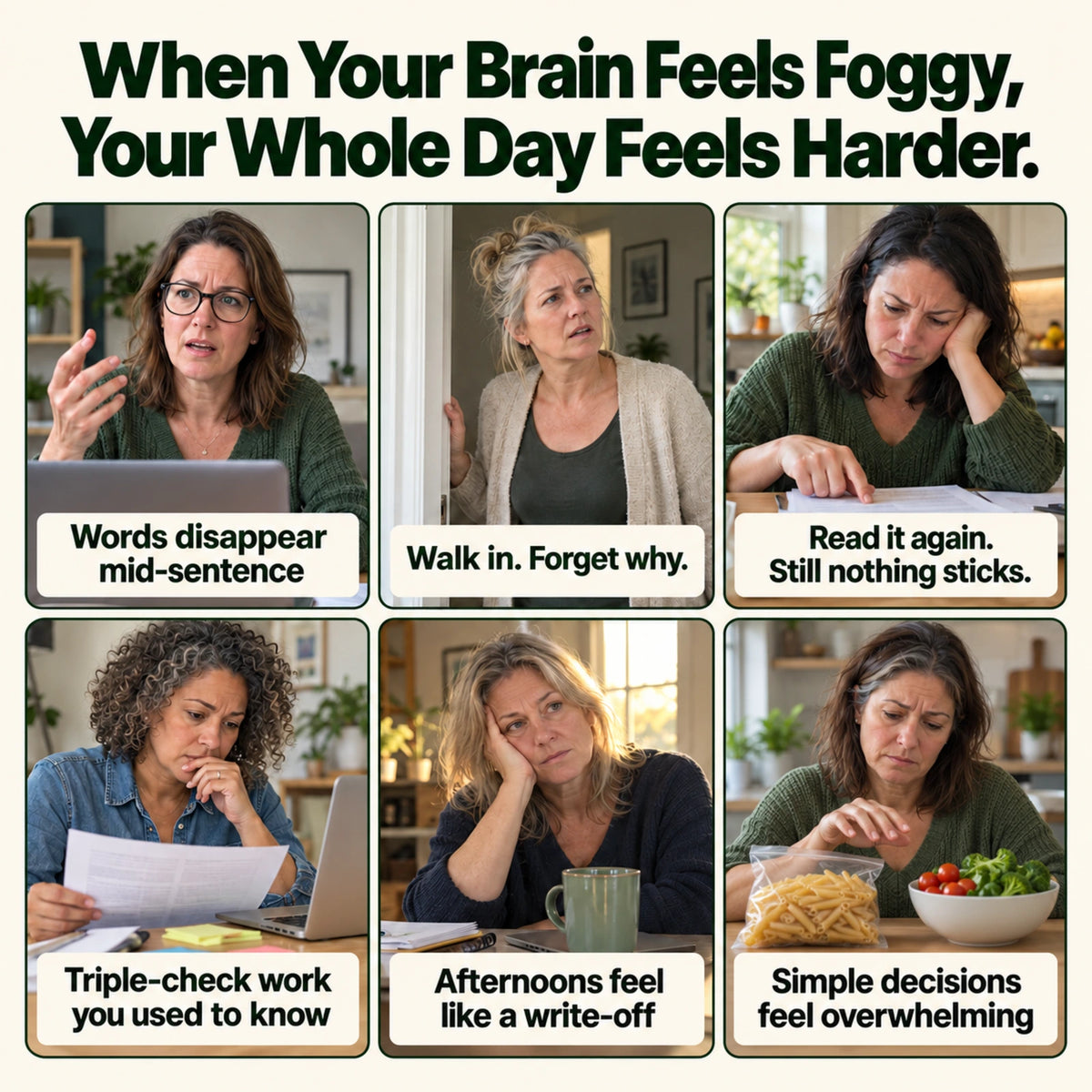 When your brain feels foggy, your whole day feels harder.
