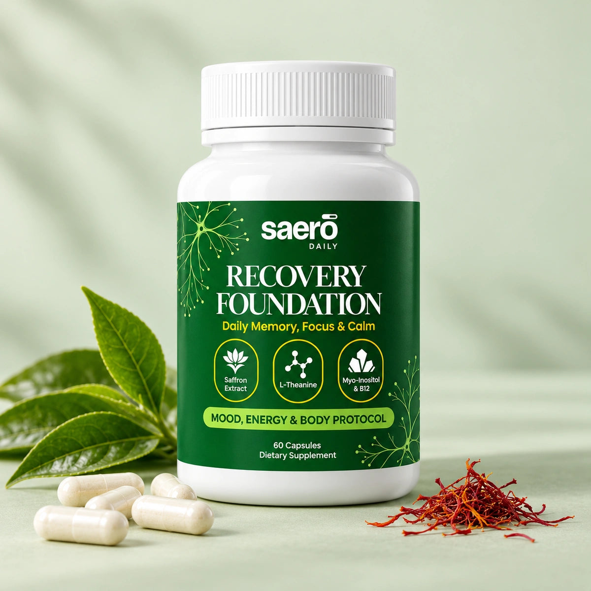 Saero Daily Brain Fog Capsules